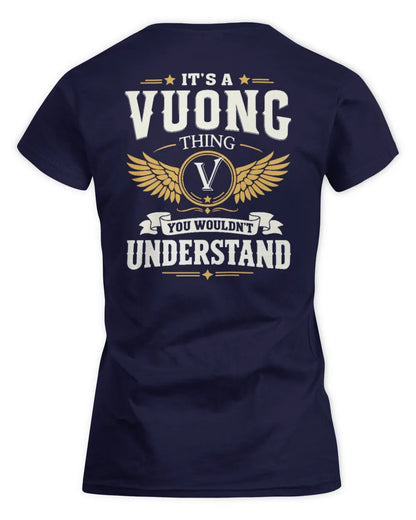 VUONG KT06-M008 It’s a [NAME] Thing – You Wouldn’t Understand | Personalized Vintage T-Shirt - Women's Standard T-Shirt - Navy