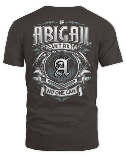 ABIGAIL AP81-K4-626 - Personalized Ahmed Quote Apparel “If Ahmed Can't Fix It, No One Can” - Unisex Standard T-Shirt - Dark Chocolate