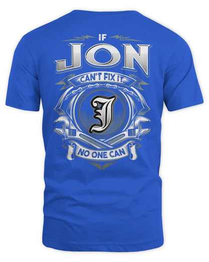 JON AP81-K4-626 - Personalized Ahmed Quote Apparel “If Ahmed Can't Fix It, No One Can” - Unisex Standard T-Shirt - Royal