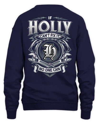 HOLLY AP81-K4-626 - Personalized Ahmed Quote Apparel “If Ahmed Can't Fix It, No One Can” - Unisex Sweatshirt - Navy