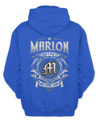 MARLON AP81-K4-626 - Personalized Ahmed Quote Apparel “If Ahmed Can't Fix It, No One Can” - Unisex Hoodie - Royal