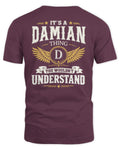 DAMIAN KT06-M008 It’s a [NAME] Thing – You Wouldn’t Understand | Personalized Vintage T-Shirt - Unisex Standard T-Shirt - Maroon