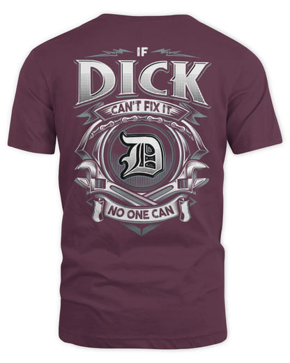 DICK AP81-K4-626 - Personalized Ahmed Quote Apparel “If Ahmed Can't Fix It, No One Can” - Unisex Standard T-Shirt - Maroon
