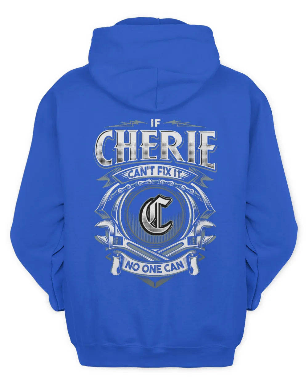 CHERIE AP81-K4-626 - Personalized Ahmed Quote Apparel “If Ahmed Can't Fix It, No One Can” - Unisex Hoodie - Royal