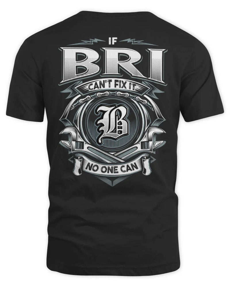 BRI AP81-K4-626 - Personalized Ahmed Quote Apparel “If Ahmed Can't Fix It, No One Can” - Unisex Standard T-Shirt - Black