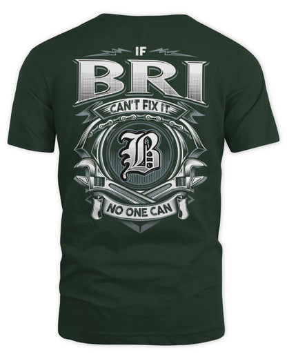 BRI AP81-K4-626 - Personalized Ahmed Quote Apparel “If Ahmed Can't Fix It, No One Can” - Unisex Standard T-Shirt - Forest Green