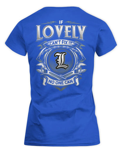 LOVELY AP81-K4-626 - Personalized Ahmed Quote Apparel “If Ahmed Can't Fix It, No One Can” - Women's Standard T-Shirt - Royal