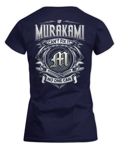 MURAKAMI AP81-K4-626 - Personalized Ahmed Quote Apparel “If Ahmed Can't Fix It, No One Can” - Women's Standard T-Shirt - Navy