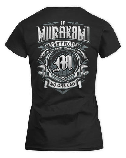 MURAKAMI AP81-K4-626 - Personalized Ahmed Quote Apparel “If Ahmed Can't Fix It, No One Can” - Women's Standard T-Shirt - Black