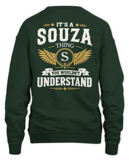 SOUZA KT06-M008 It’s a [NAME] Thing – You Wouldn’t Understand | Personalized Vintage T-Shirt - Unisex Sweatshirt - Forest Green