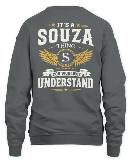 SOUZA KT06-M008 It’s a [NAME] Thing – You Wouldn’t Understand | Personalized Vintage T-Shirt - Unisex Sweatshirt - Charcoal