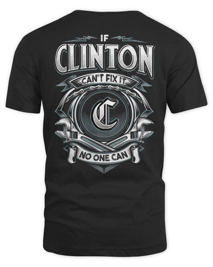 CLINTON AP81-K4-626 - Personalized Ahmed Quote Apparel “If Ahmed Can't Fix It, No One Can” - Unisex Standard T-Shirt - Black