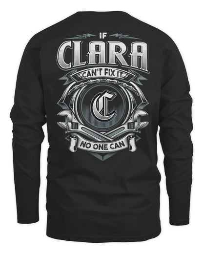 CLARA AP81-K4-626 - Personalized Ahmed Quote Apparel “If Ahmed Can't Fix It, No One Can” - Men's Long Sleeved T-Shirt - Black