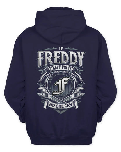 FREDDY AP81-K4-626 - Personalized Ahmed Quote Apparel “If Ahmed Can't Fix It, No One Can” - Unisex Hoodie - Navy