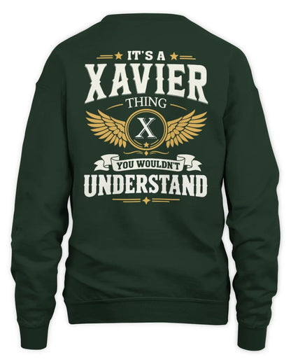 XAVIER KT06-M008 It’s a [NAME] Thing – You Wouldn’t Understand | Personalized Vintage T-Shirt - Unisex Sweatshirt - Forest Green