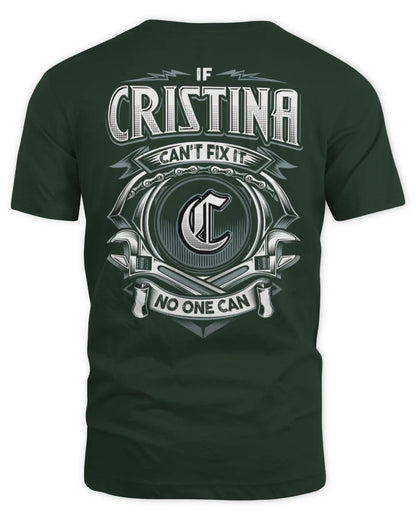 CRISTINA AP81-K4-626 - Personalized Ahmed Quote Apparel “If Ahmed Can't Fix It, No One Can” - Unisex Standard T-Shirt - Forest Green