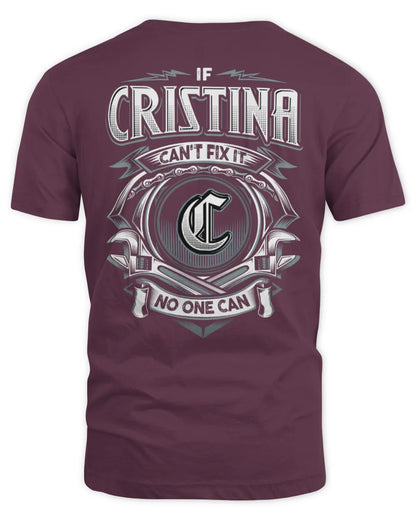 CRISTINA AP81-K4-626 - Personalized Ahmed Quote Apparel “If Ahmed Can't Fix It, No One Can” - Unisex Standard T-Shirt - Maroon