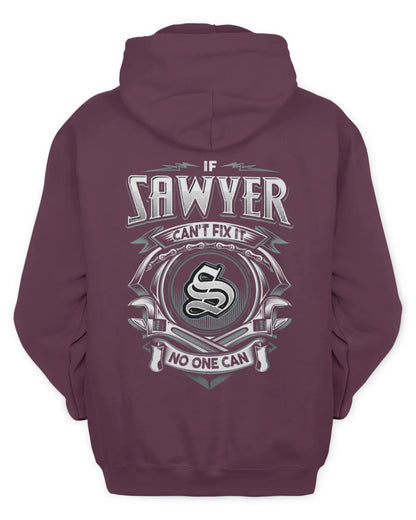 SAWYER AP81-K4-626 - Personalized Ahmed Quote Apparel “If Ahmed Can't Fix It, No One Can” - Unisex Hoodie - Maroon