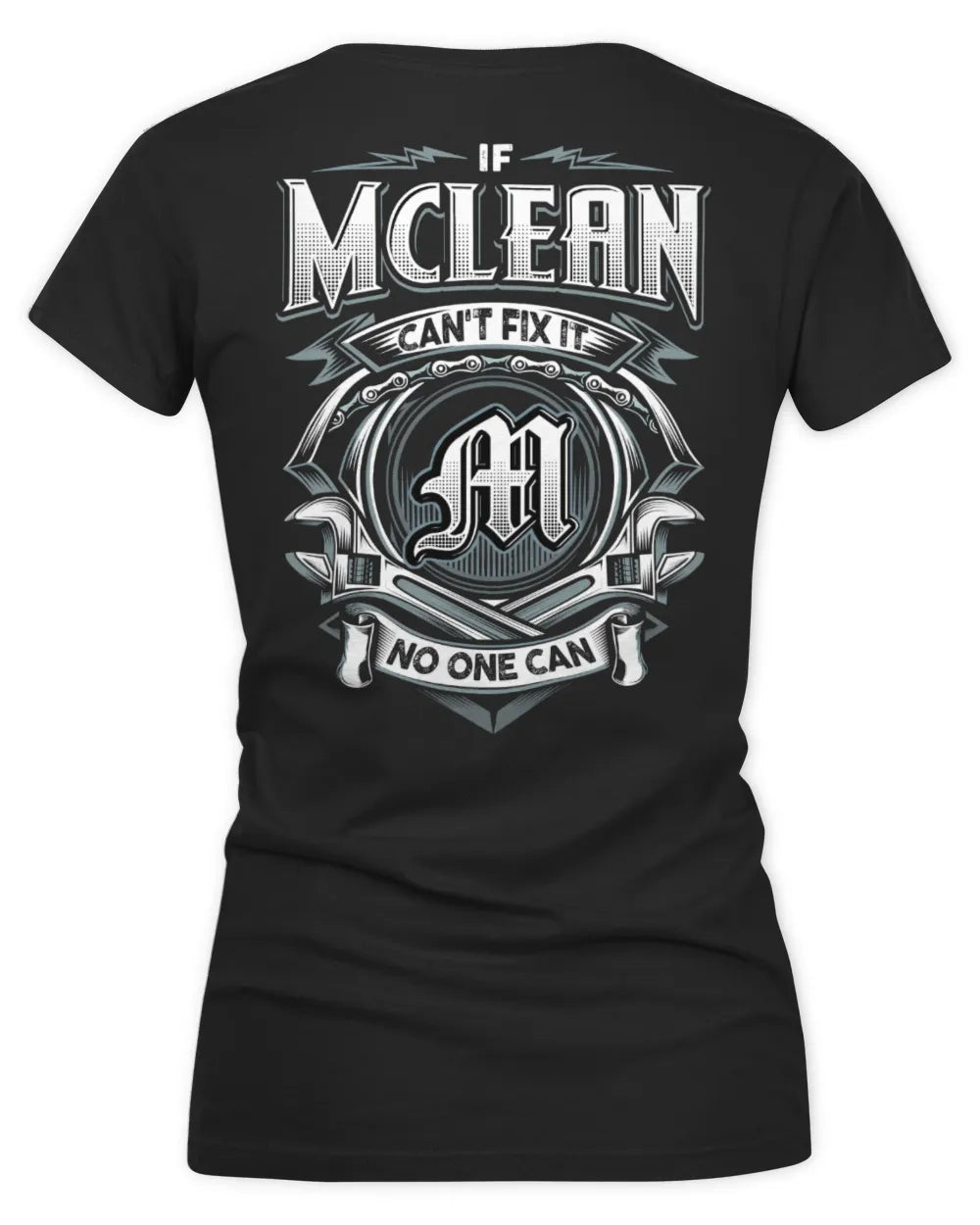 MCLEAN AP81-K4-626 - Personalized Ahmed Quote Apparel “If Ahmed Can't Fix It, No One Can” - Women's V-Neck T-Shirt - Black