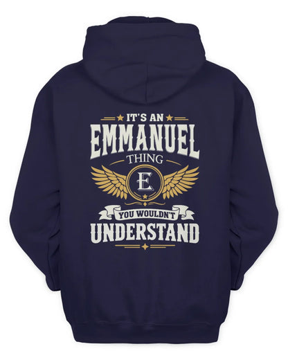 EMMANUEL KT06-M008 It’s a [NAME] Thing – You Wouldn’t Understand | Personalized Vintage T-Shirt - Unisex Hoodie - Navy
