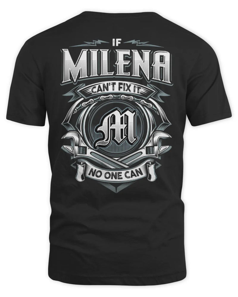 MILENA AP81-K4-626 - Personalized Ahmed Quote Apparel “If Ahmed Can't Fix It, No One Can” - Unisex Standard T-Shirt - Black