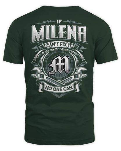 MILENA AP81-K4-626 - Personalized Ahmed Quote Apparel “If Ahmed Can't Fix It, No One Can” - Unisex Standard T-Shirt - Forest Green