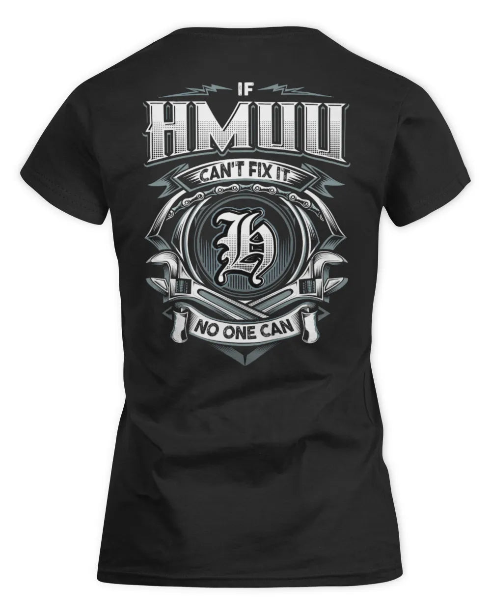 HMUU AP81-K4-626 - Personalized Ahmed Quote Apparel “If Ahmed Can't Fix It, No One Can” - Women's Standard T-Shirt - Black