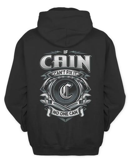 CAIN AP81-K4-626 - Personalized Ahmed Quote Apparel “If Ahmed Can't Fix It, No One Can” - Unisex Hoodie - Black
