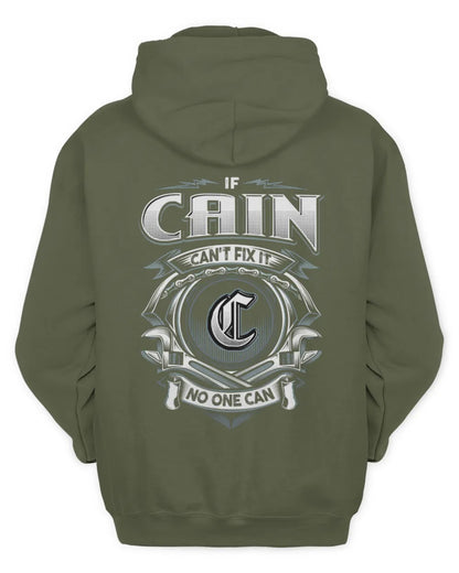 CAIN AP81-K4-626 - Personalized Ahmed Quote Apparel “If Ahmed Can't Fix It, No One Can” - Unisex Hoodie - Military Green