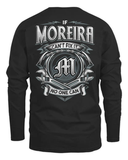 MOREIRA AP81-K4-626 - Personalized Ahmed Quote Apparel “If Ahmed Can't Fix It, No One Can” - Men's Long Sleeved T-Shirt - Black