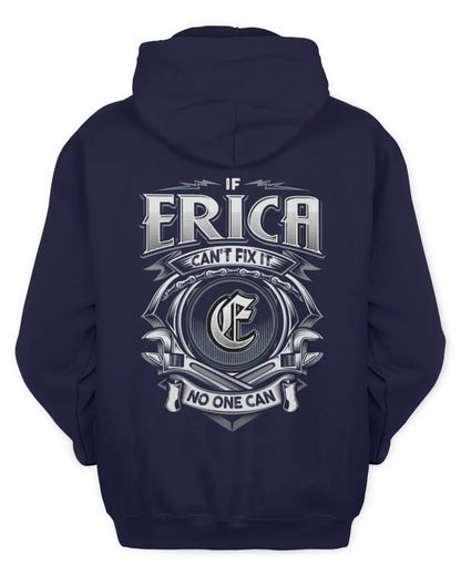 ERICA AP81-K4-626 - Personalized Ahmed Quote Apparel “If Ahmed Can't Fix It, No One Can” - Unisex Hoodie - Navy