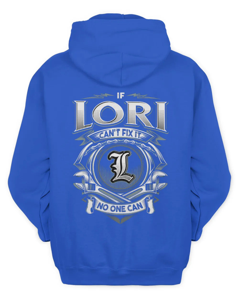 LORI AP81-K4-626 - Personalized Ahmed Quote Apparel “If Ahmed Can't Fix It, No One Can” - Unisex Hoodie - Royal