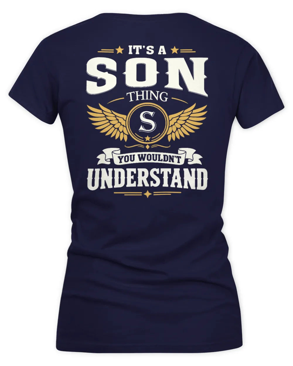 SON KT06-M008 It’s a [NAME] Thing – You Wouldn’t Understand | Personalized Vintage T-Shirt - Women's V-Neck T-Shirt - Navy