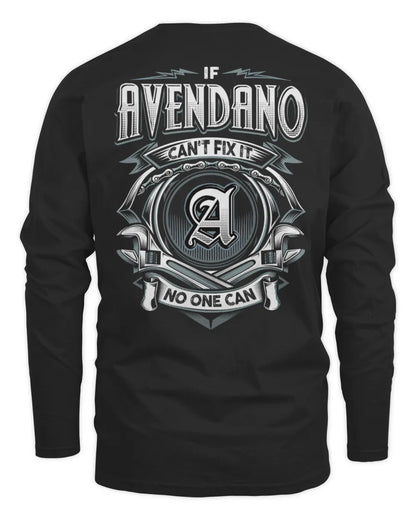 AVENDANO AP81-K4-626 - Personalized Ahmed Quote Apparel “If Ahmed Can't Fix It, No One Can” - Men's Long Sleeved T-Shirt - Black