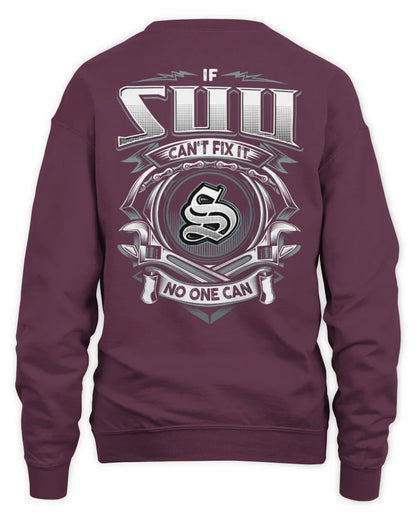 SUU AP81-K4-626 - Personalized Ahmed Quote Apparel “If Ahmed Can't Fix It, No One Can” - Unisex Sweatshirt - Maroon