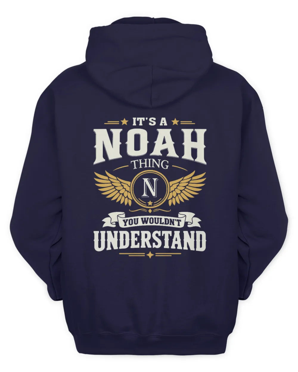 NOAH KT06-M008 It’s a [NAME] Thing – You Wouldn’t Understand | Personalized Vintage T-Shirt - Unisex Hoodie - Navy