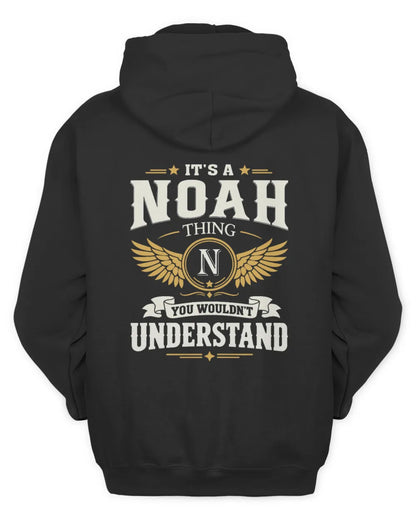 NOAH KT06-M008 It’s a [NAME] Thing – You Wouldn’t Understand | Personalized Vintage T-Shirt - Unisex Hoodie - Black