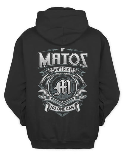 MATOS AP81-K4-626 - Personalized Ahmed Quote Apparel “If Ahmed Can't Fix It, No One Can” - Unisex Hoodie - Black