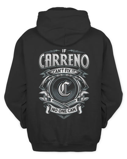 CARRENO AP81-K4-626 - Personalized Ahmed Quote Apparel “If Ahmed Can't Fix It, No One Can” - Unisex Hoodie - Black