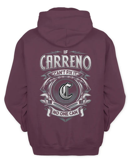 CARRENO AP81-K4-626 - Personalized Ahmed Quote Apparel “If Ahmed Can't Fix It, No One Can” - Unisex Hoodie - Maroon