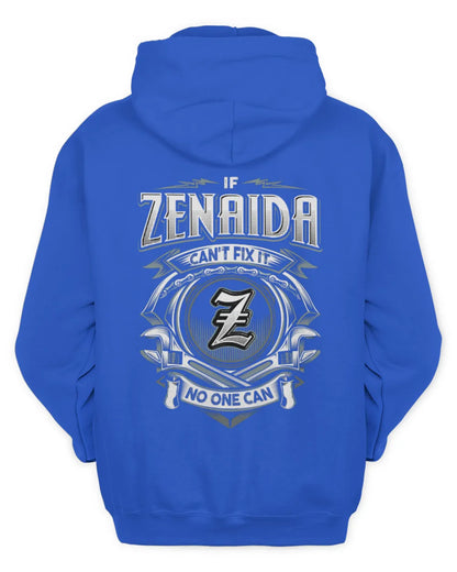 ZENAIDA AP81-K4-626 - Personalized Ahmed Quote Apparel “If Ahmed Can't Fix It, No One Can” - Unisex Hoodie - Royal
