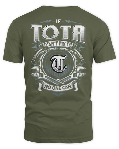 TOTA AP81-K4-626 - Personalized Ahmed Quote Apparel “If Ahmed Can't Fix It, No One Can” - Unisex Standard T-Shirt - Military Green