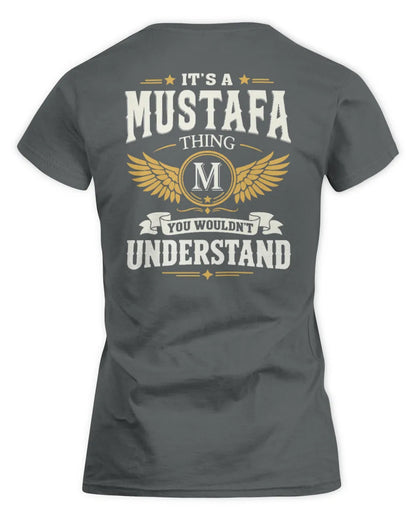 MUSTAFA KT06-M008 It’s a [NAME] Thing – You Wouldn’t Understand | Personalized Vintage T-Shirt - Women's Standard T-Shirt - Charcoal
