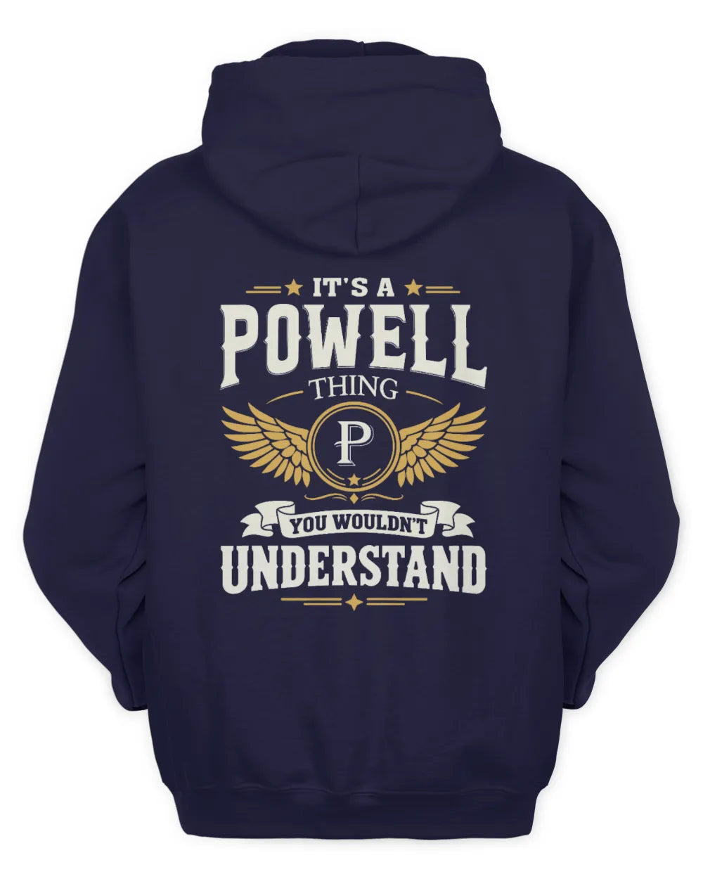 POWELL KT06-M008 It’s a [NAME] Thing – You Wouldn’t Understand | Personalized Vintage T-Shirt - Unisex Hoodie - Navy
