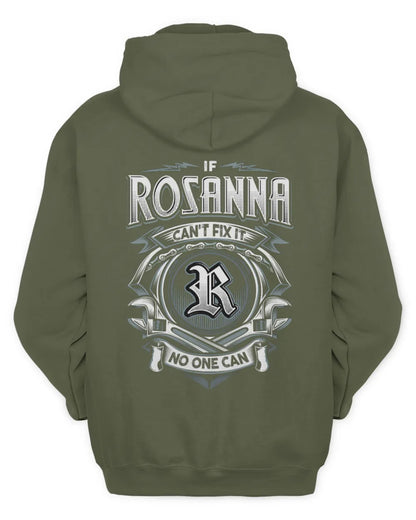 ROSANNA AP81-K4-626 - Personalized Ahmed Quote Apparel “If Ahmed Can't Fix It, No One Can” - Unisex Hoodie - Military Green