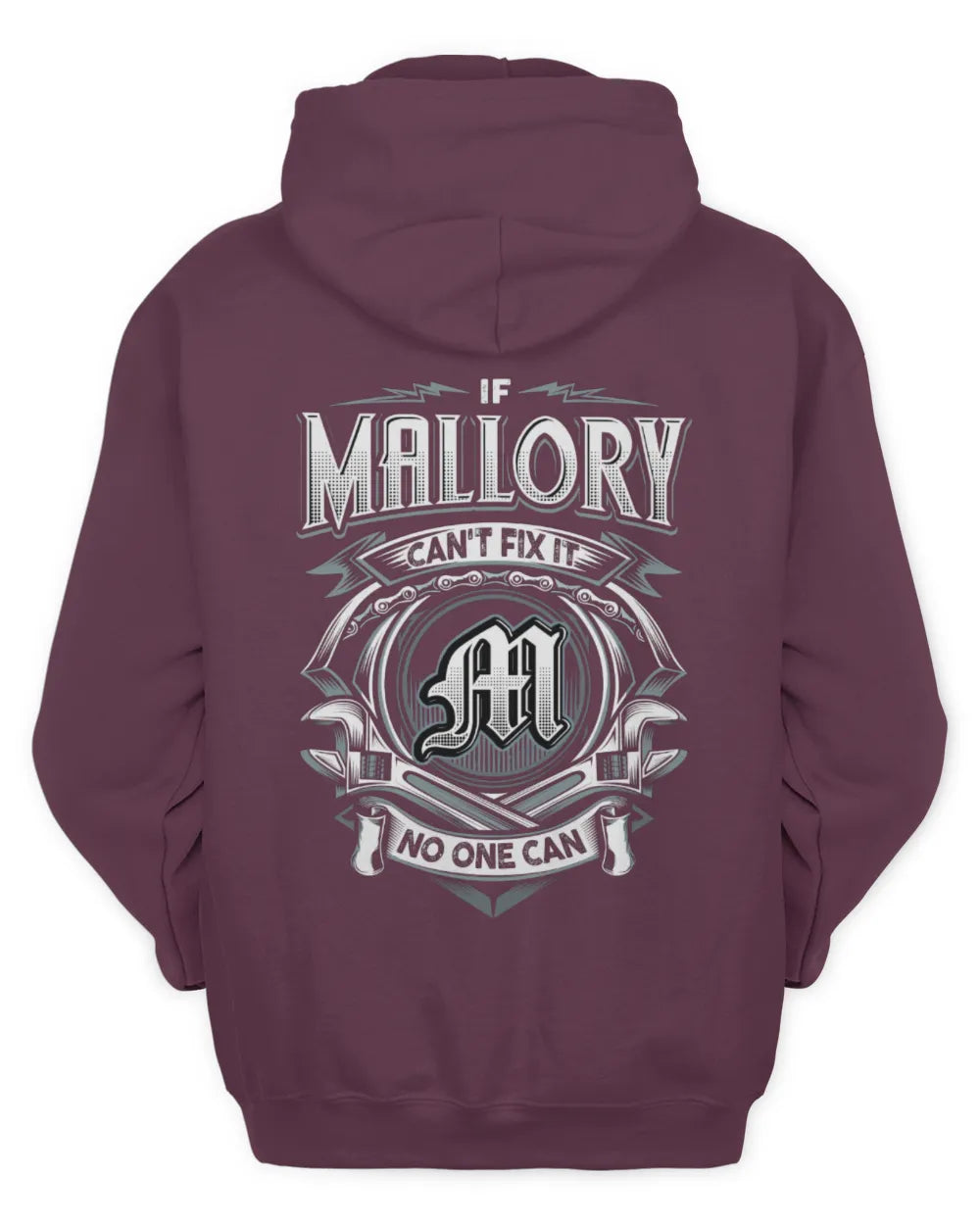 MALLORY AP81-K4-626 - Personalized Ahmed Quote Apparel “If Ahmed Can't Fix It, No One Can” - Unisex Hoodie - Maroon