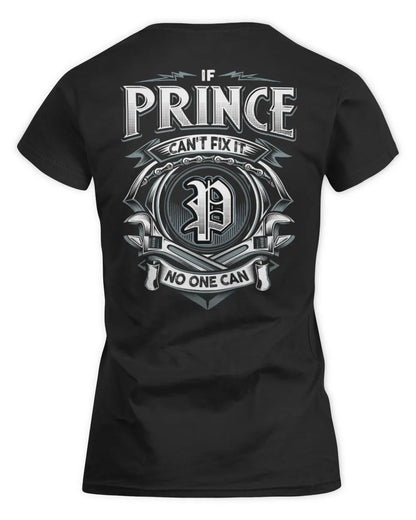 PRINCE AP81-K4-626 - Personalized Ahmed Quote Apparel “If Ahmed Can't Fix It, No One Can” - Women's Standard T-Shirt - Black