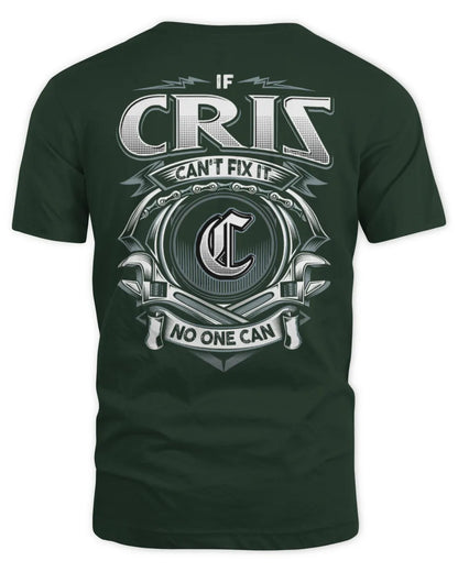 CRIS AP81-K4-626 - Personalized Ahmed Quote Apparel “If Ahmed Can't Fix It, No One Can” - Unisex Standard T-Shirt - Forest Green
