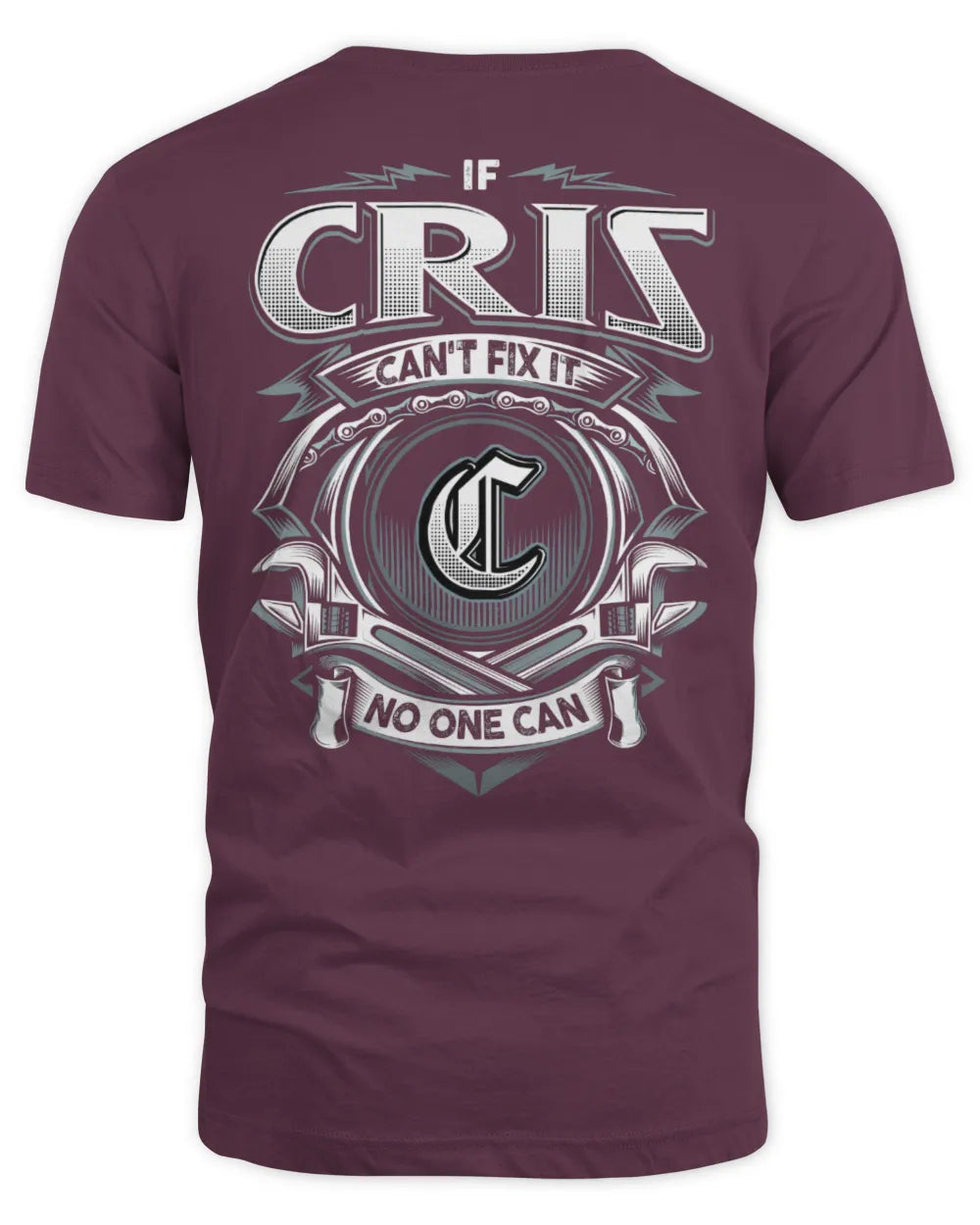 CRIS AP81-K4-626 - Personalized Ahmed Quote Apparel “If Ahmed Can't Fix It, No One Can” - Unisex Standard T-Shirt - Maroon