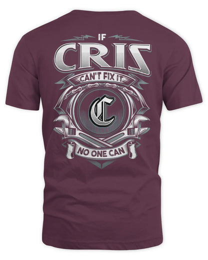 CRIS AP81-K4-626 - Personalized Ahmed Quote Apparel “If Ahmed Can't Fix It, No One Can” - Unisex Standard T-Shirt - Maroon